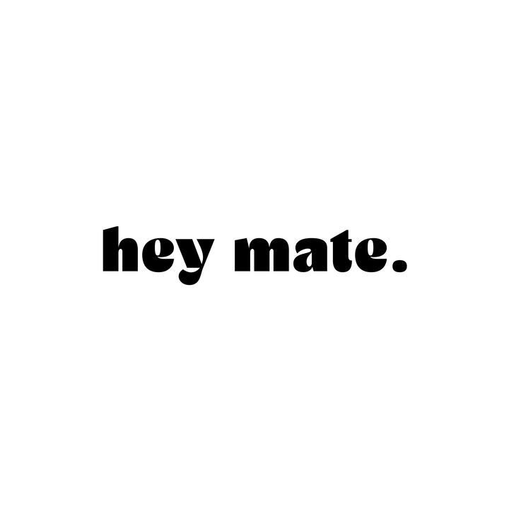 Hey Mate Logo