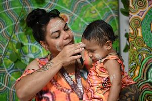 Fiona Wirrer George Oochunyung Athailpun and Eliana Aanambri Preparing for ASM Arya Puthak Pilot Presentation