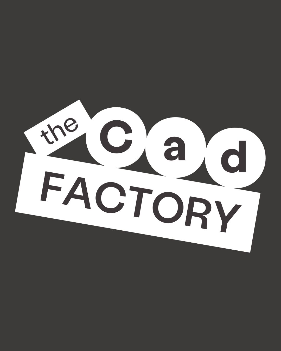 CAD Logo tile grey background