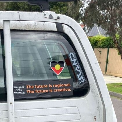 Raa bumper sticker example